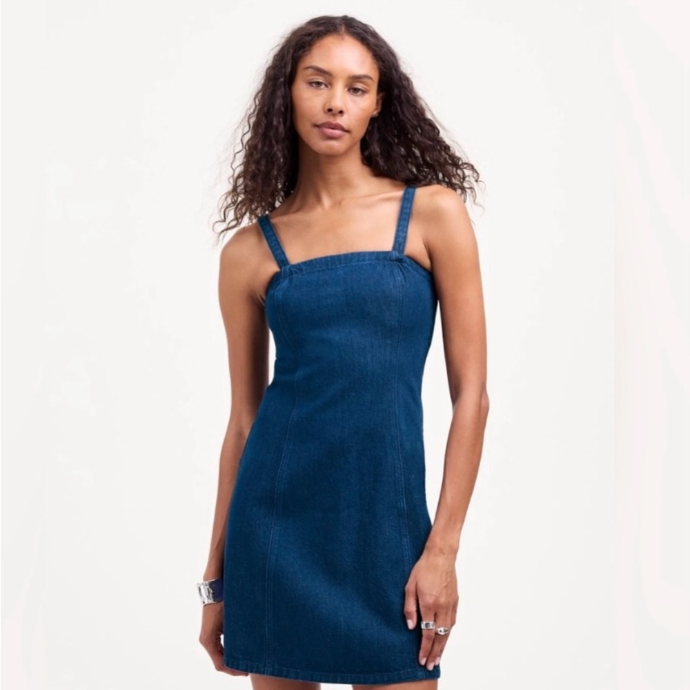 Madewell Denim Blue Women's Dress.